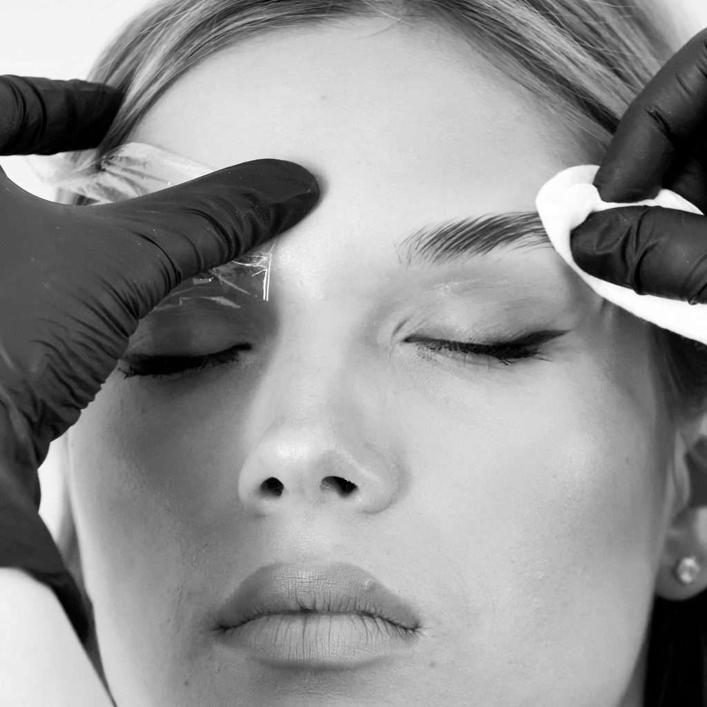 brow lamination image