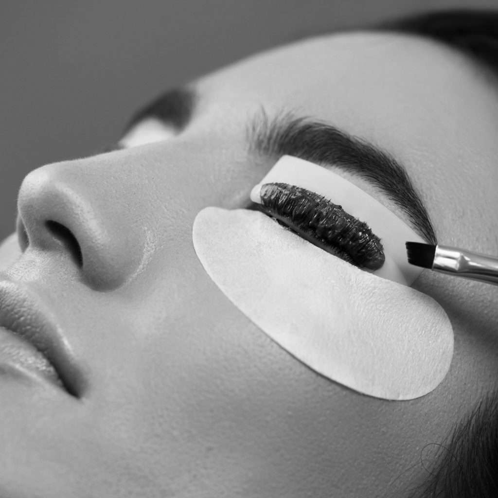 lash tint and lift image